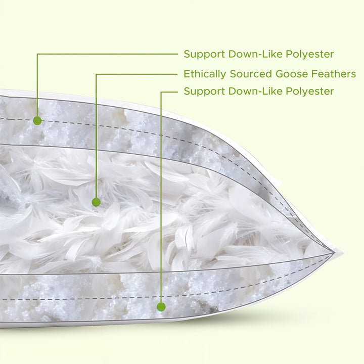 Home comfort: ergonomic adjustable pillow offering personalized support for a better, restorative sleep.