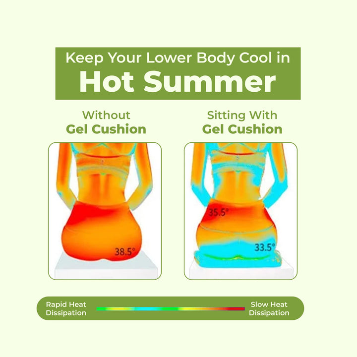 Innovative honeycomb gel cushion for ultimate pressure distribution and consistent back comfort.