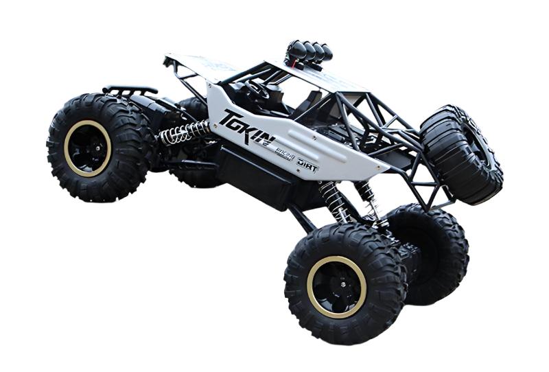 Unisex off-road 4x4 RC monster truck with remote control. All-terrain toy car for kids & adults.
