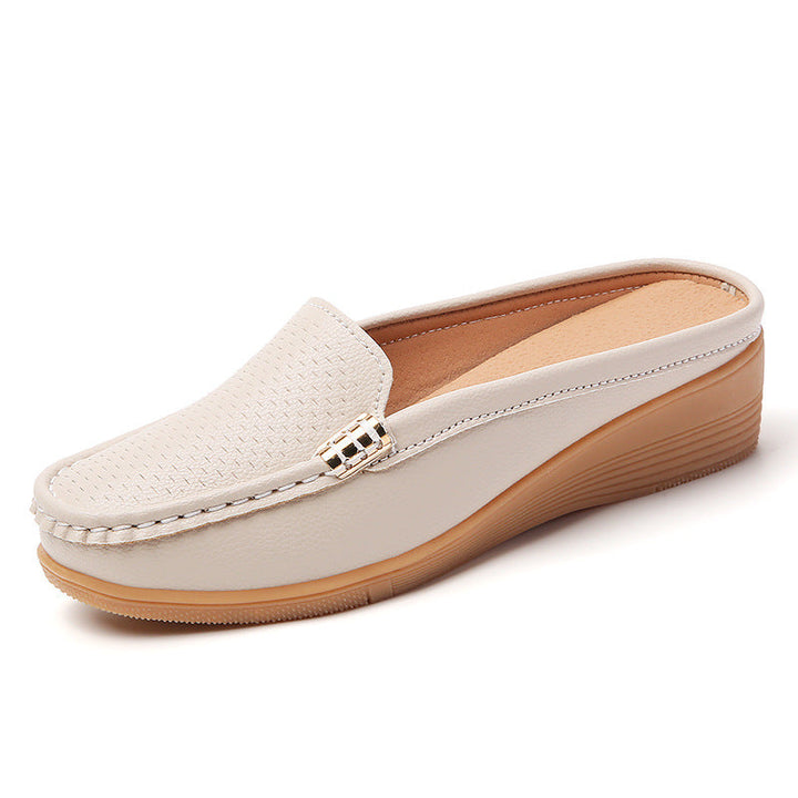 Women's effortless wedge loafers for casual comfort, ideal for everyday slip-on style.