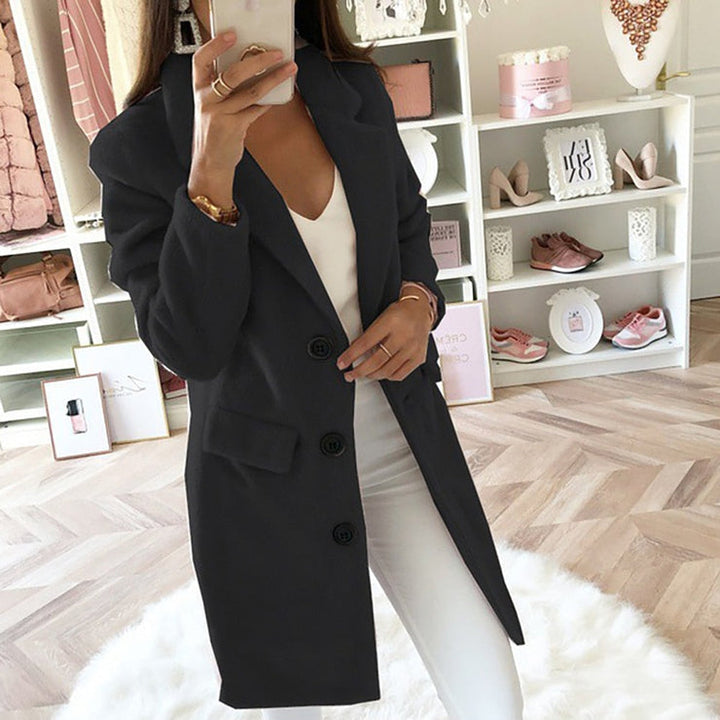 Fashionable women's winter jacket, a chic & warm outerwear piece perfect for elegant cold weather style.