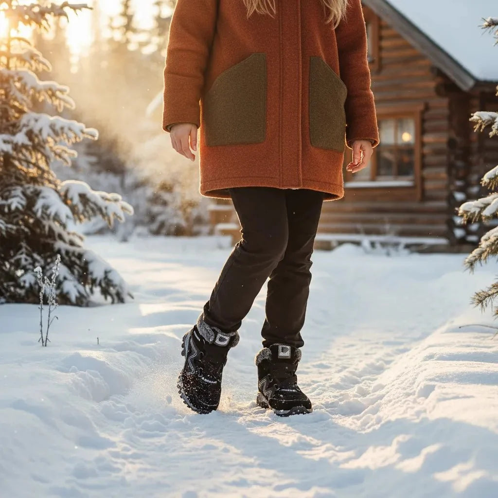 Comfortable Alaskan Unisex Waterproof Winter Boots for snow, ensuring warm & dry foot protection.