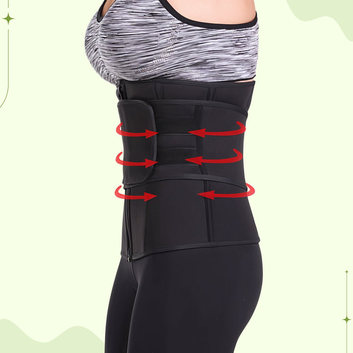Comfortable women's shapewear waist trainer for daily wear, providing discreet tummy control.