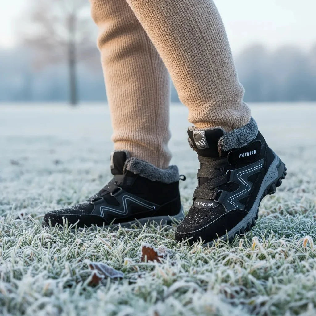 Weatherproof Alaskan Snow Boots, waterproof, non-slip, offering reliable unisex foot protection.