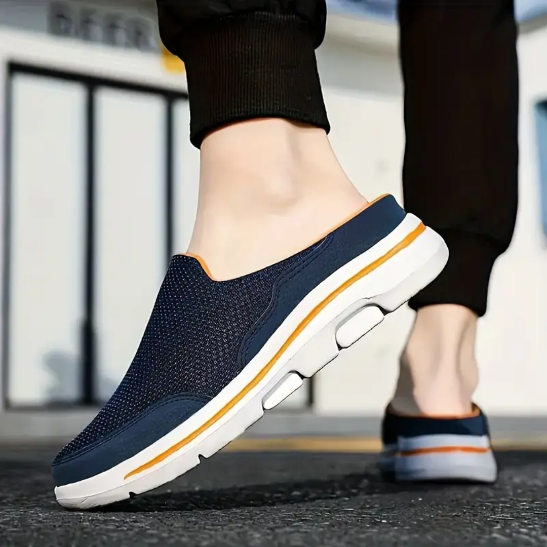 Everyday wear unisex slip-on shoes featuring a flexible design for natural foot movement.