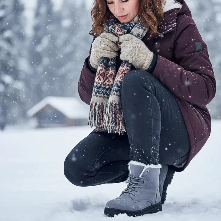 Practical & stylish women's snow boots, essential footwear for brutal cold weather.