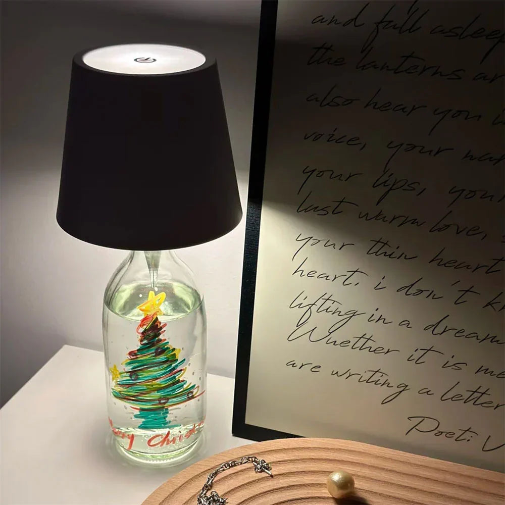 Stylish LED bottle cap light, perfect for transforming empty glass bottles into decorative lamps.
