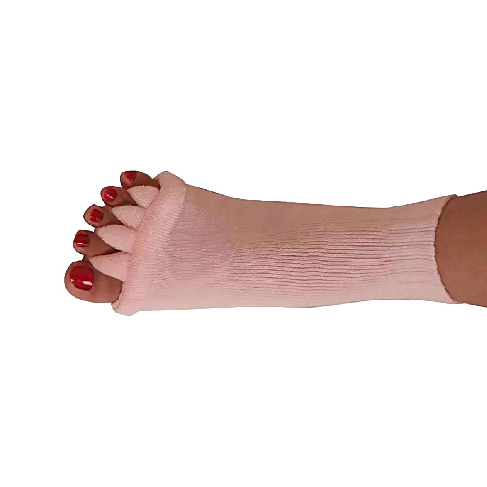 Gentle toe alignment socks for everyday foot comfort & pain management.