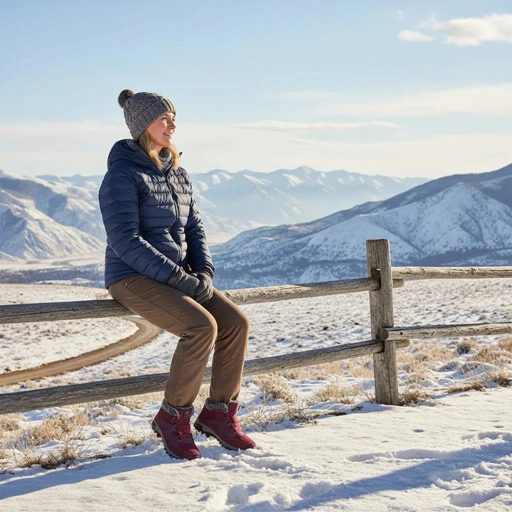 Warm Alaskan Winter Boots, waterproof & weatherproof for extreme cold, comfortable unisex footwear.