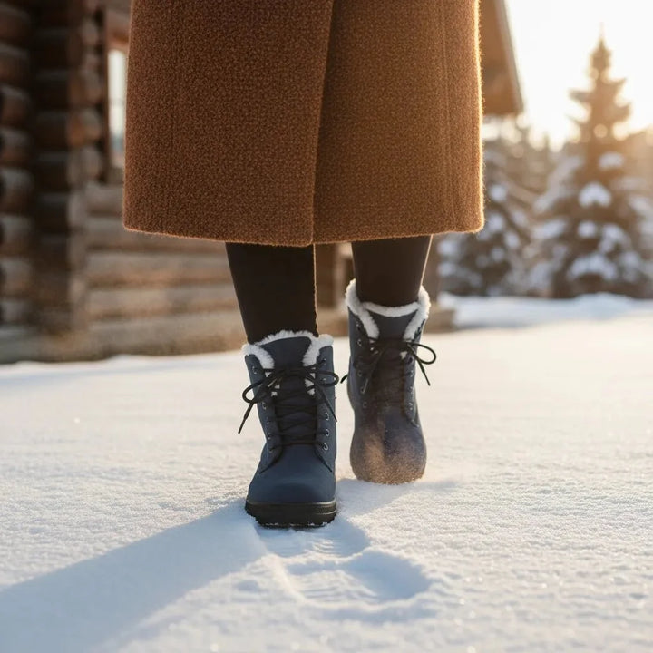 Cozy ankle boots for women, insulated & waterproof, ideal for winter conditions.