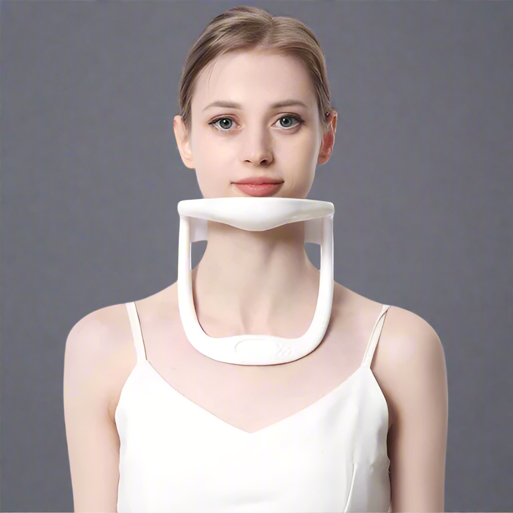 Soft, adjustable neck and spine alignment corrector, ideal for daily pain relief & postural support.