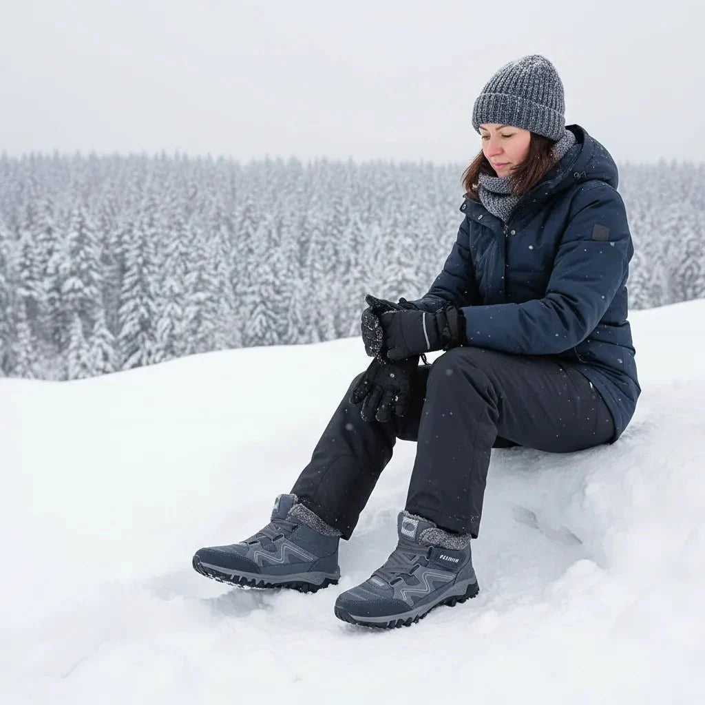 Alaskan Unisex Snow Boots, waterproof & durable, ensuring comfort & protection in cold environments.