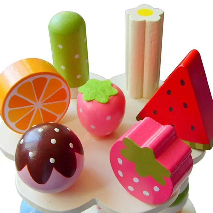 Kids' magnetic wooden creativity toy with various shapes for imaginative play & hands-on learning.