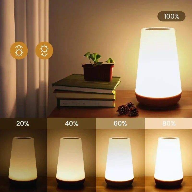 Nvroome Lights multicolor LED night light, touch & remote dimmable. Ideal for ambient bedroom lighting.