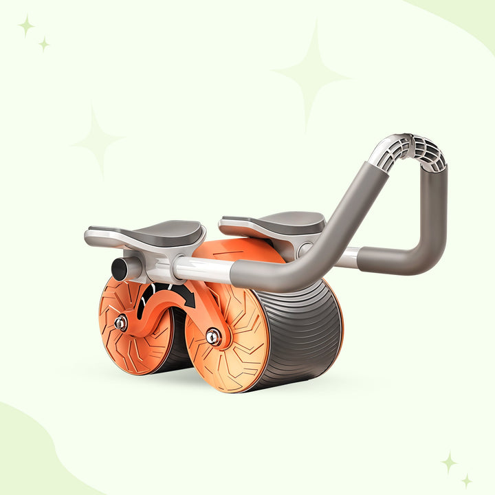 Smart timer abs roller for effective home gym core workouts & abdominal strength training.