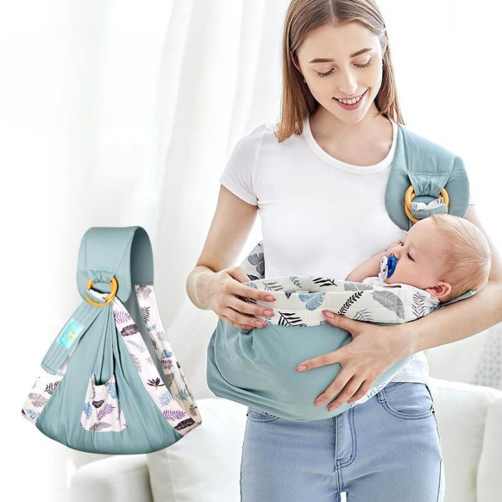 Unisex multifunctional cotton baby carrier for newborns to toddlers (0-36 months) with ergonomic support.