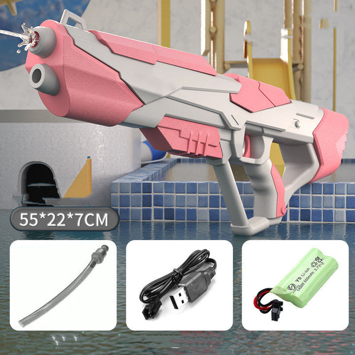 Unisex electric toy gun, perfect water blaster for thrilling water fights. Enjoyable outdoor toy for kids & adults.
