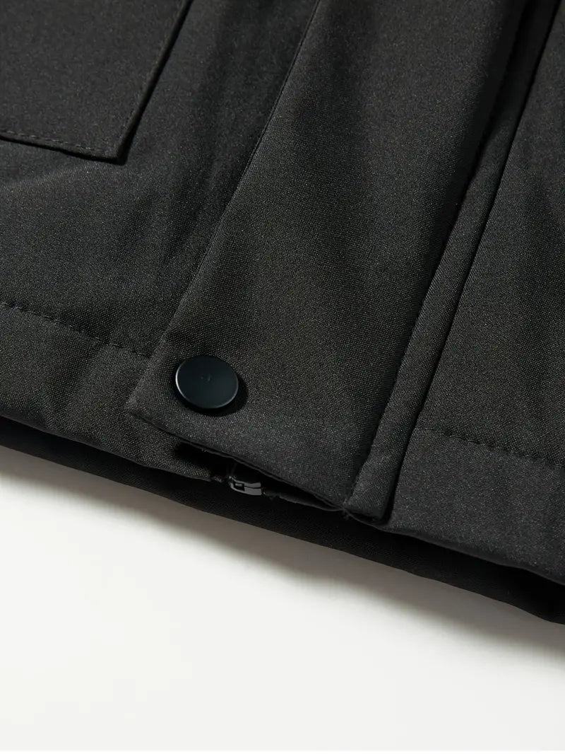 Stylish men's regular fit padded parka, perfect for staying warm in extreme winter cold.