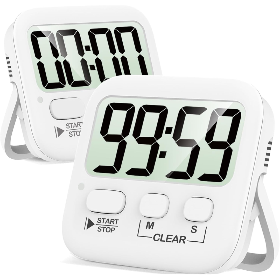 Two digital study timers for effective time management, homework, and focused learning sessions.