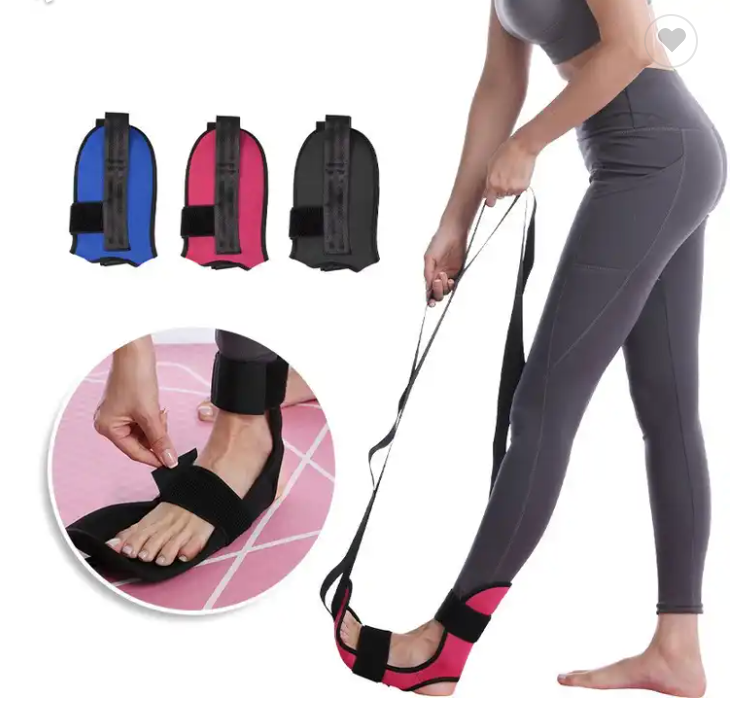 Ergonomic leg stretcher & flexibility tool for targeted pain relief from fascia tension & muscle tightness.