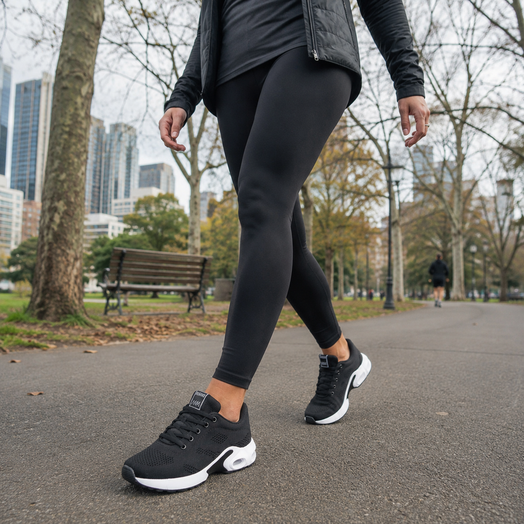 Stylish women's casual walking shoes, offering orthopedic support for everyday fashion.