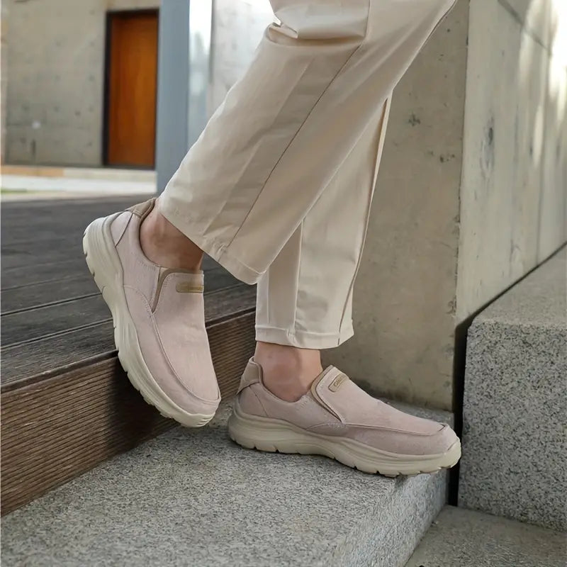 Men's casual slip-on loafers. Ultra-light, comfortable sneakers for easy wear & walking.