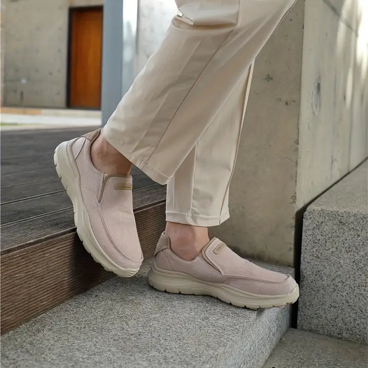 Men's casual slip-on loafers. Ultra-light, comfortable sneakers for easy wear & walking.