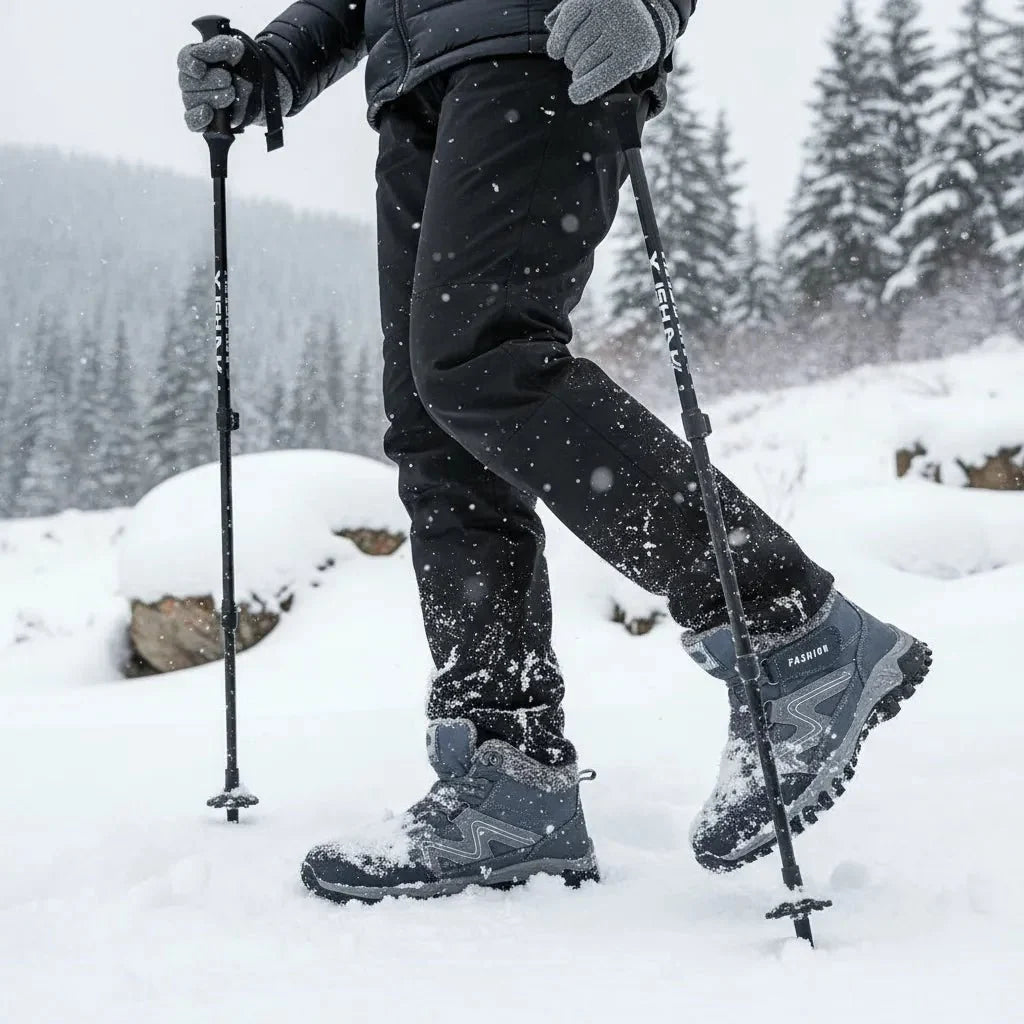 High-performance Alaskan Waterproof Snow Boots, unisex, offering superior foot protection.