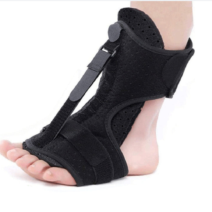 Unisex adjustable foot & ankle splint for plantar fasciitis, heel pain, & Achilles tendinitis relief.