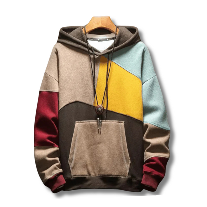 Men's versatile pullover hoodie, great for casual wear and a relaxed, comfortable fit.