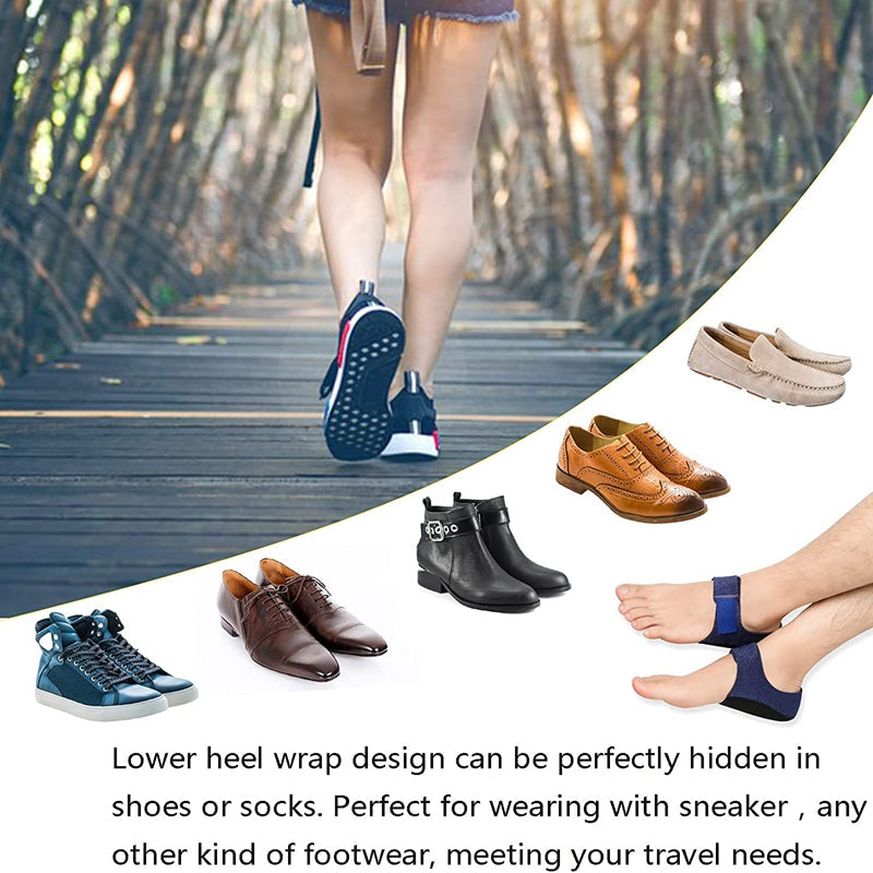 Foot care solution: adjustable heel cushions offering essential support for persistent foot pain.