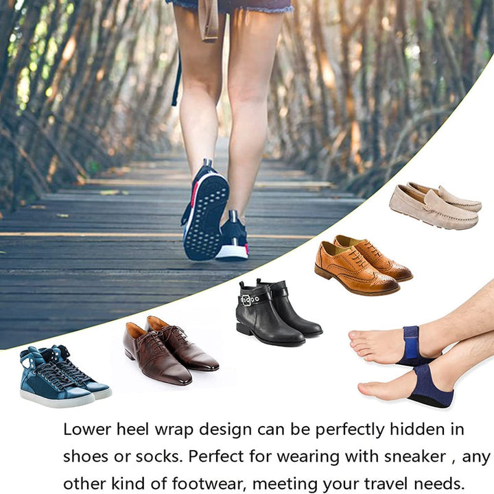 Foot care solution: adjustable heel cushions offering essential support for persistent foot pain.
