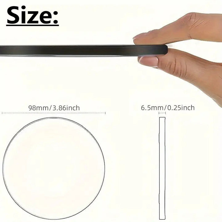 Sleek 30W wireless charging pad for quick smartphone power-ups.