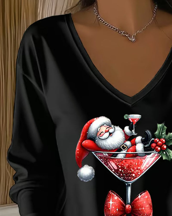 Comfortable Women's Sylvie V-Neck Top. Short sleeve, elegant & flattering for casual wear & everyday style.