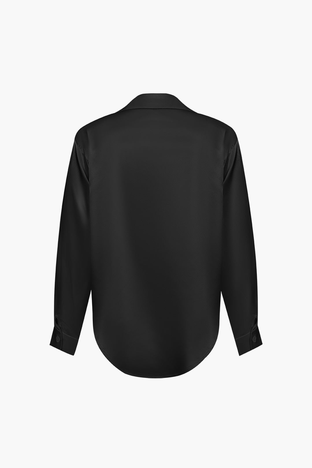 Ladies elegant long-sleeve button-down top, perfect for business casual.