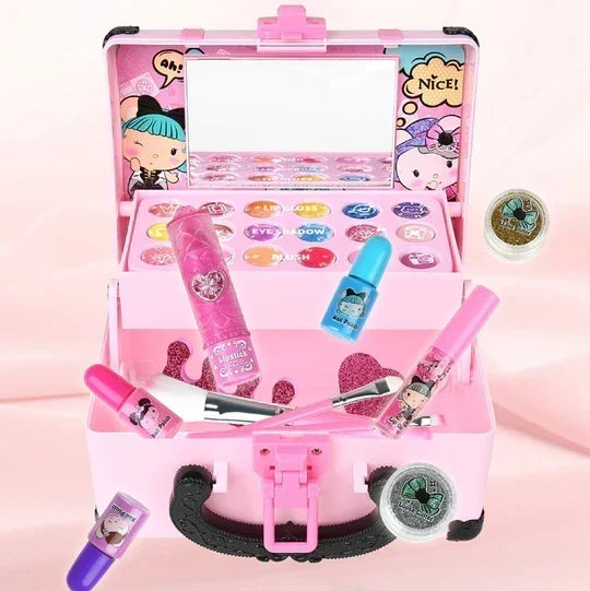 Fun children's washable face paint set for parties & creative play. Nontoxic kids makeup gift.