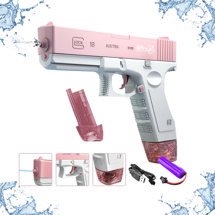 Vibrant children's water toy for outdoor play. Automatic induction water spray fun for summer, pool, and beach.