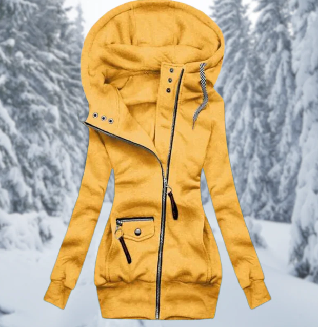 Modern women's transitional rain jacket. Lightweight, waterproof, & chic for stylish protection & daily wear.