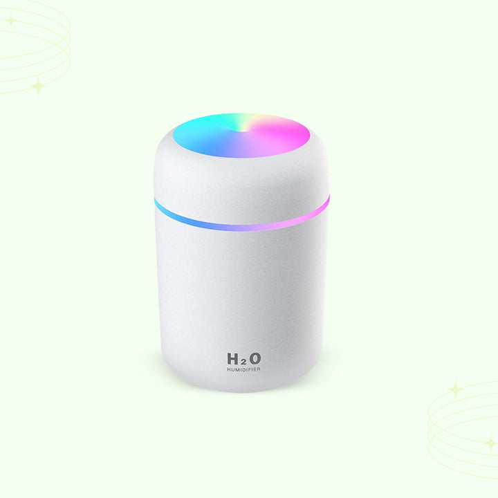 Modern design portable essential oil diffuser & humidifier for a relaxing home atmosphere.