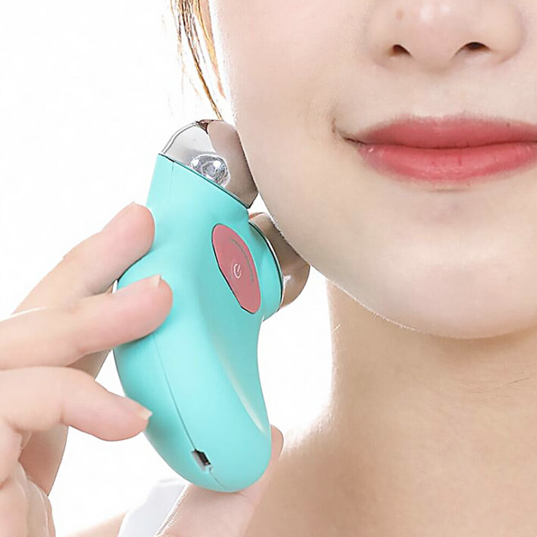 Ergonomic microcurrent beauty device for effective facial toning.