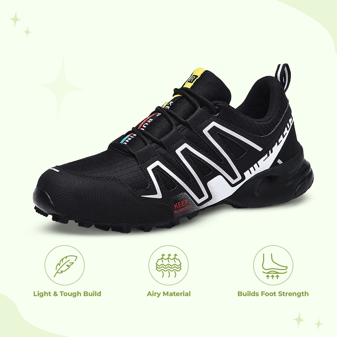 Walking shoes for foot pain relief, unisex, comfortable for daily use.
