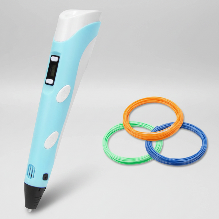 Unisex 3D printing pen for creative art, drawing, and crafting. Includes filament.