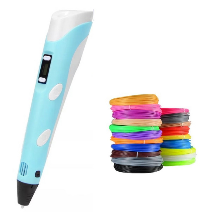 Lightweight 3D printing pen for creative art, design & DIY projects. Ideal for kids & adults.