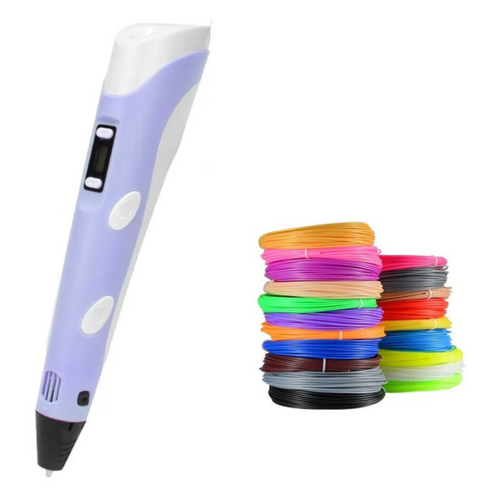 Kids & adults 3D pen: easy-to-use filament tool for arts & crafts, inspiring creativity.