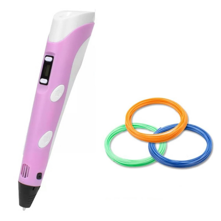 Adults & kids 3D printing pen kit, excellent for creative designs, drawing, and unique crafts.