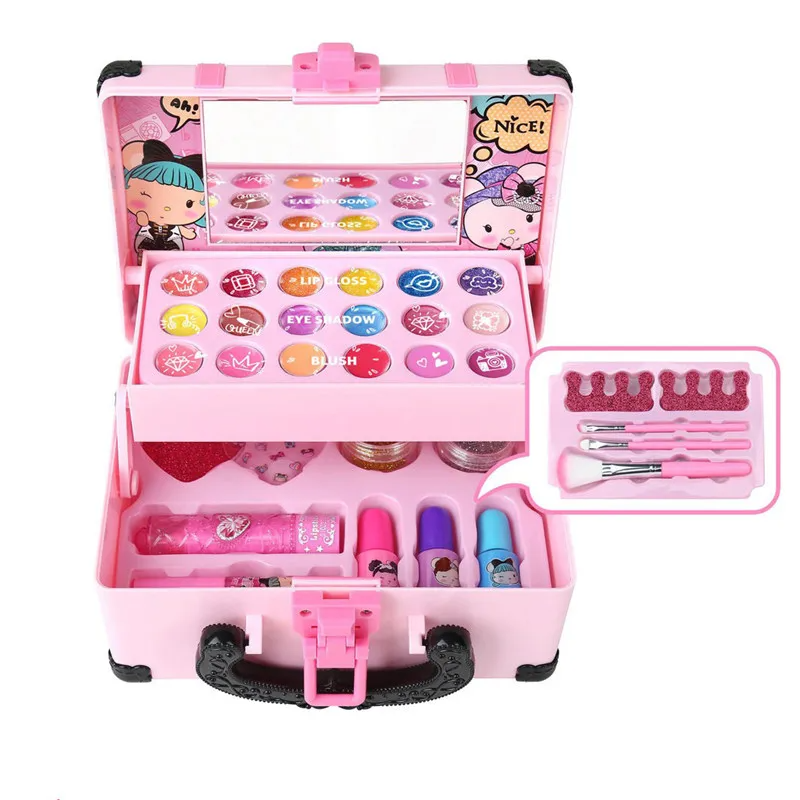 Brightly colored, washable face paint art kit for children. Nontoxic kids makeup for creative play.