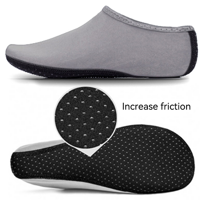 Comfortable barefoot water shoes with quick-dry fabric for beach, pool, and aquatic adventures.