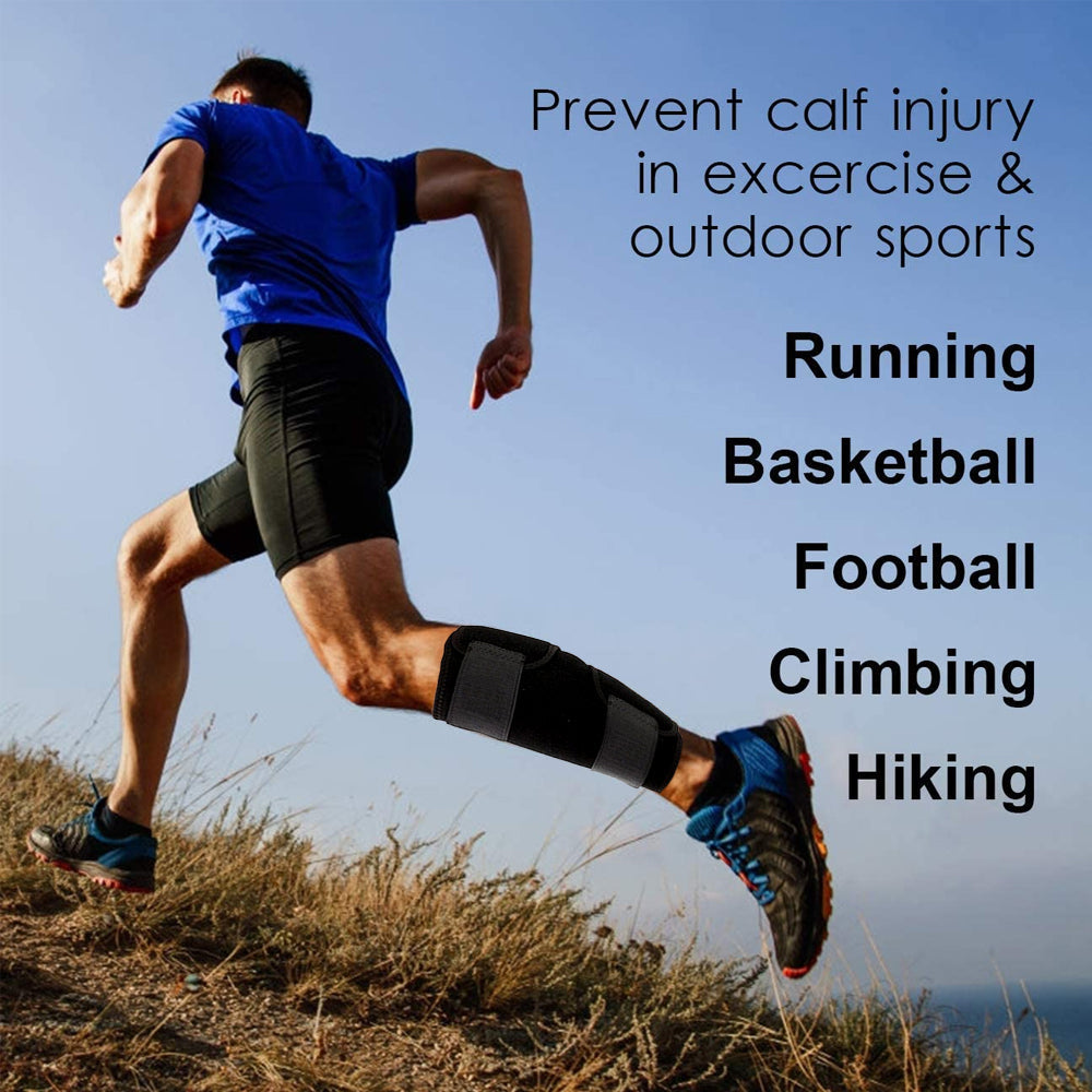 Comfortable unisex calf sleeve for pain relief, muscle support & athletic performance.