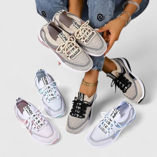 Casual women's sneakers, offering lightweight comfort and support for everyday wear & active lifestyles.