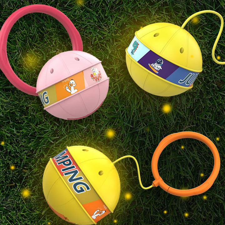 Bright PVC jumping toy for kids, ideal for active balance & coordination games, indoors and outdoors.